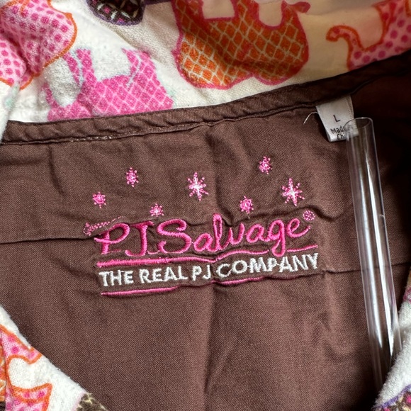 Colorful Elephants Pajama Set ~ M/L - Picture 2 of 16